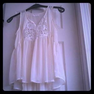 Sheer blouse top + bonus gift